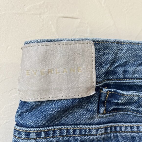 Everlane utility Jeans carpenter Stamp Art Wear Cinch Back Cheeky Adjustable 25 - Picture 12 of 13